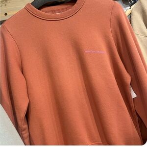 Spiritual gangster orange crewneck